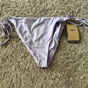 Nike Light Purple Tie-Side Bikini Bottom - Women Swim